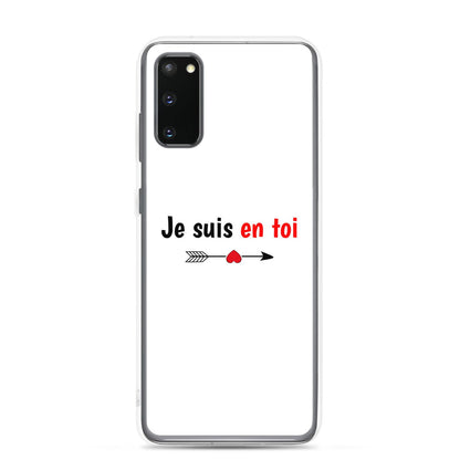 Coque Samsung Je suis en toi flèche cupidon Samsung Galaxy S20 - Sedurro