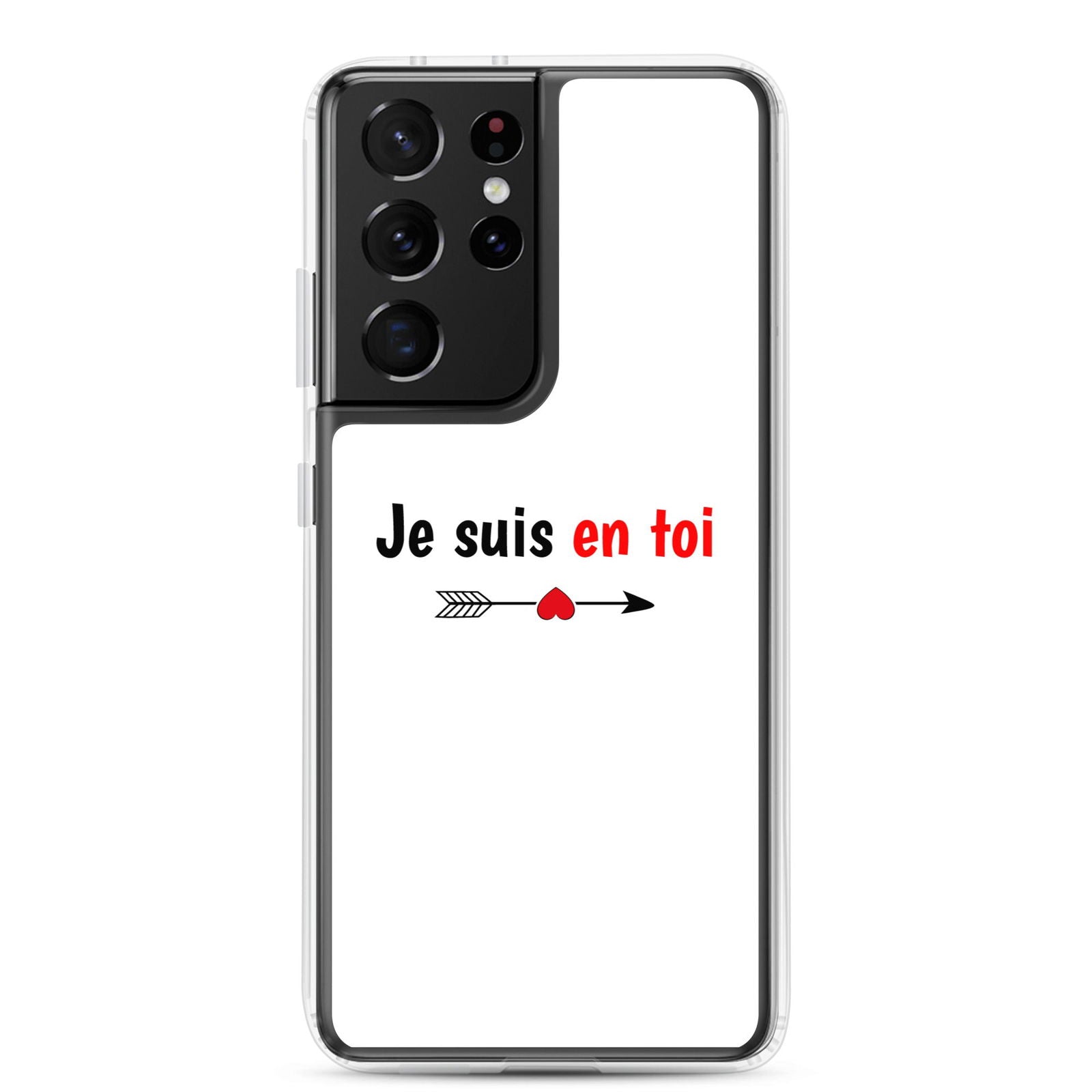 Coque Samsung Je suis en toi flèche cupidon Samsung Galaxy S21 Ultra - Sedurro