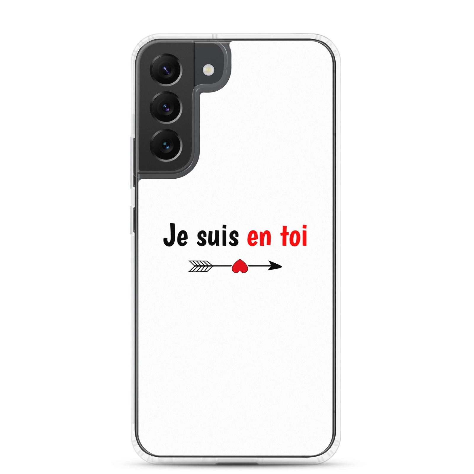 Coque Samsung Je suis en toi flèche cupidon Samsung Galaxy S22 Plus - Sedurro