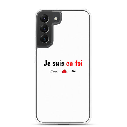 Coque Samsung Je suis en toi flèche cupidon Samsung Galaxy S22 Plus - Sedurro