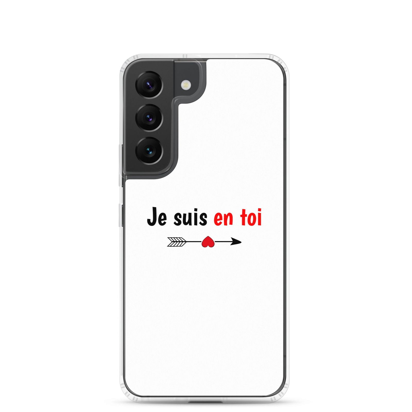 Coque Samsung Je suis en toi flèche cupidon Samsung Galaxy S22 - Sedurro