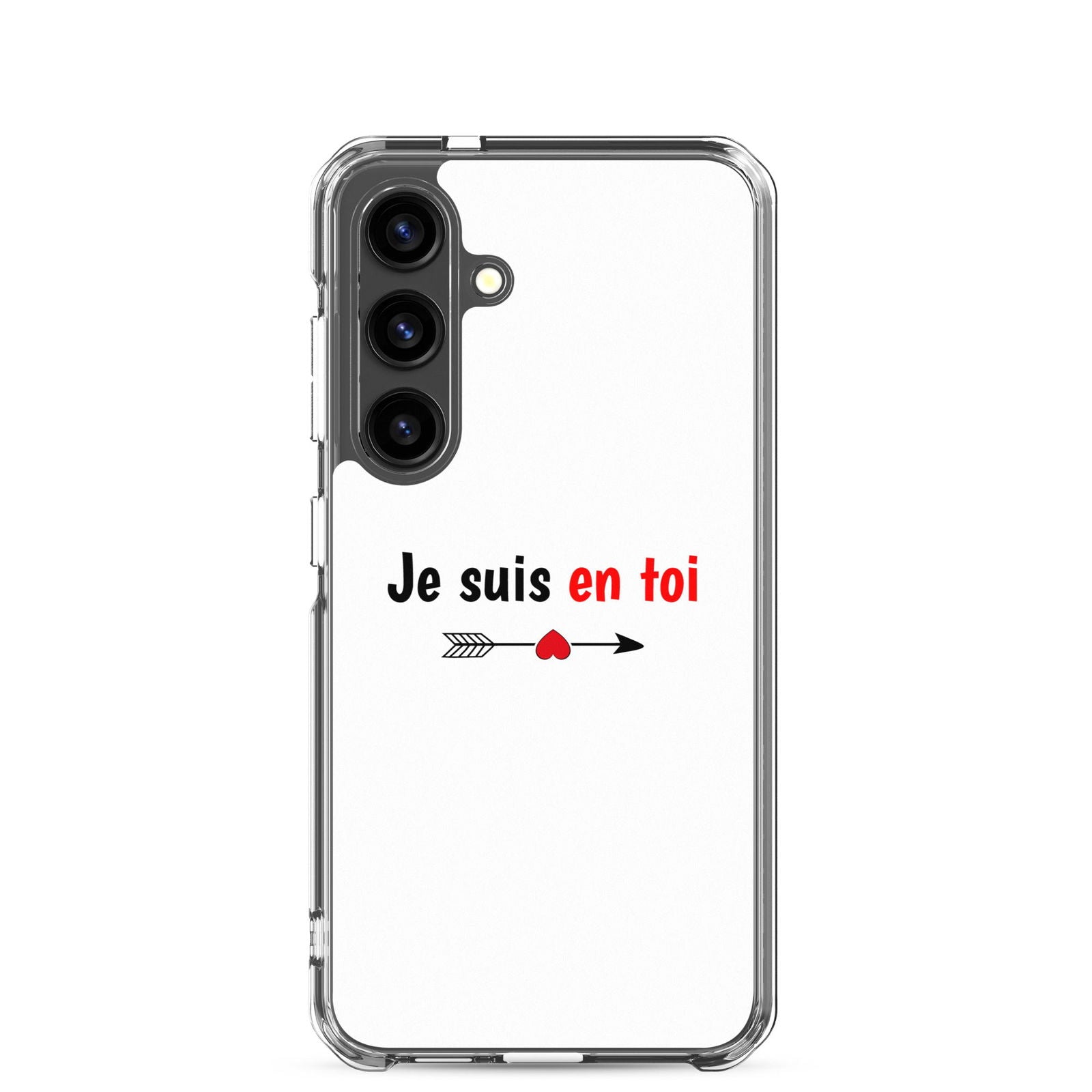 Coque Samsung Je suis en toi flèche cupidon Samsung Galaxy S24 - Sedurro