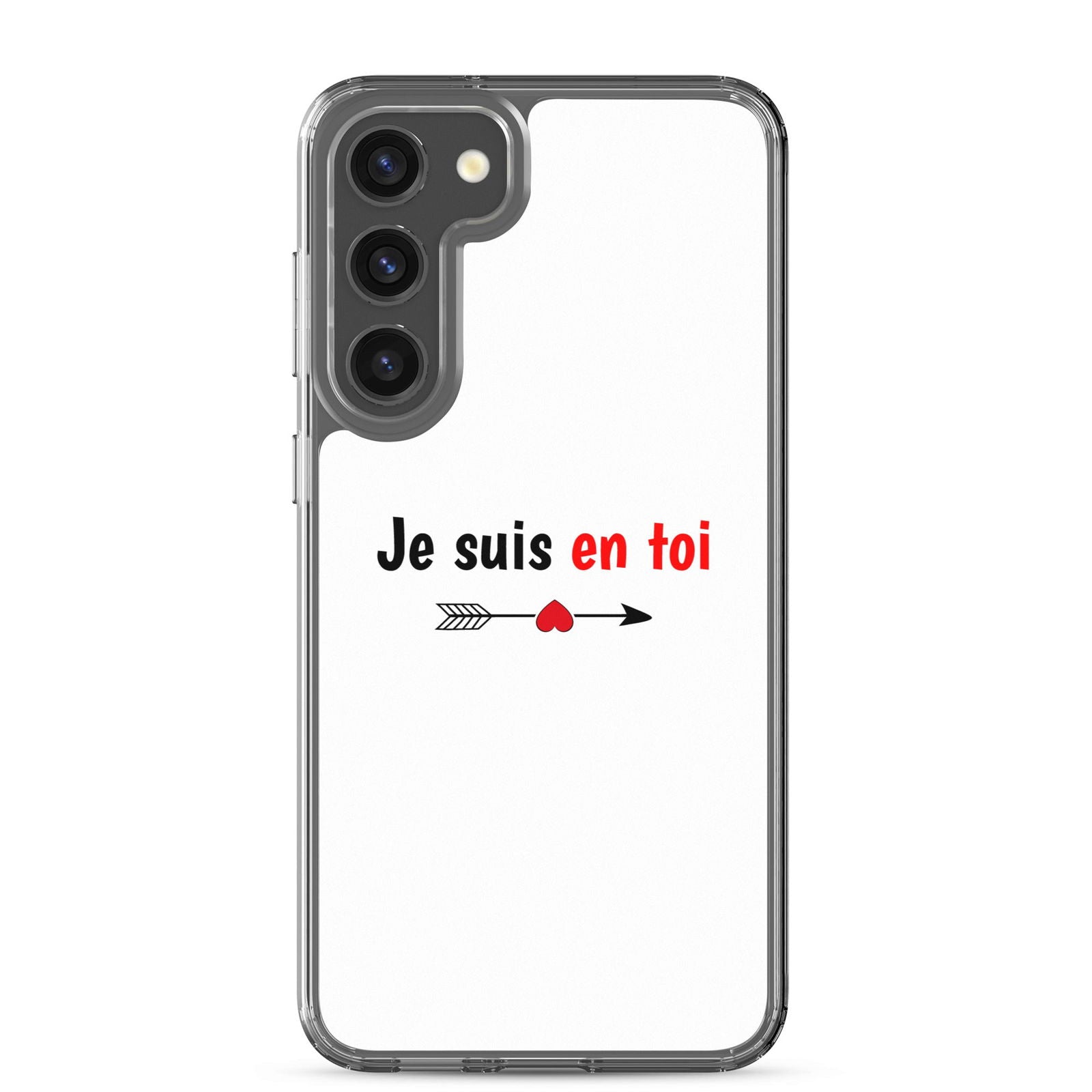 Coque Samsung Je suis en toi flèche cupidon Samsung Galaxy S23 Plus - Sedurro