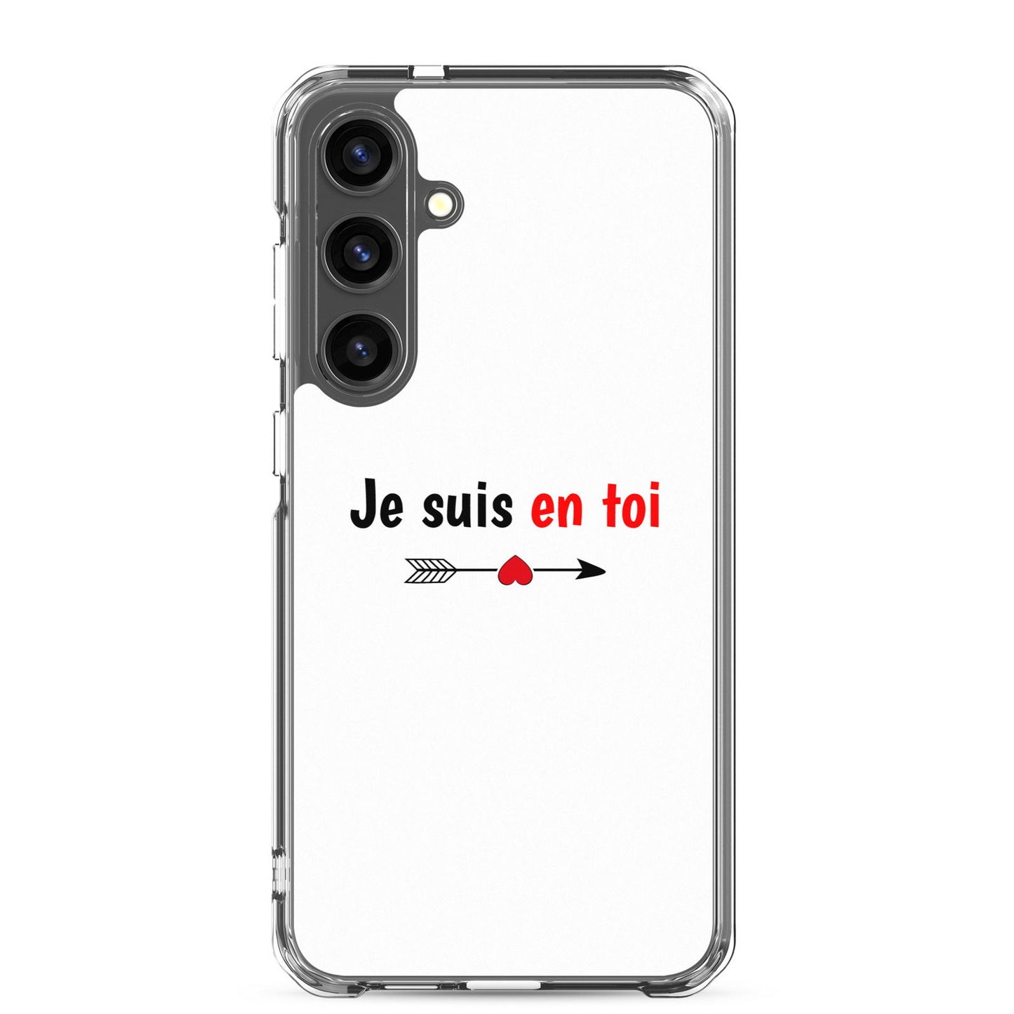 Coque Samsung Je suis en toi flèche cupidon Samsung Galaxy S24 Plus - Sedurro