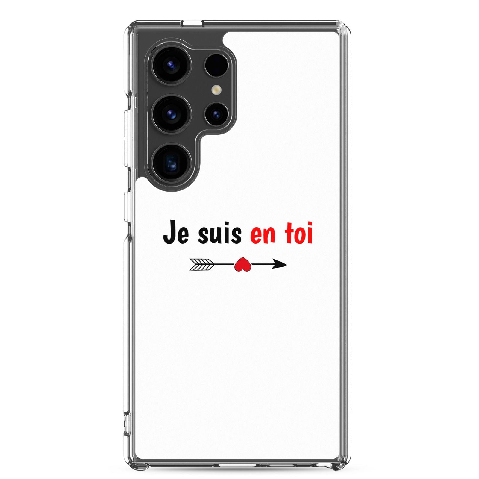 Coque Samsung Je suis en toi flèche cupidon Samsung Galaxy S24 Ultra - Sedurro