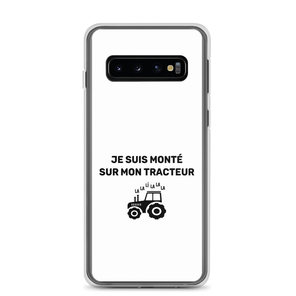 Coque Samsung Je suis monté sur mon tracteur - Sedurro