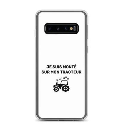 Coque Samsung Je suis monté sur mon tracteur - Sedurro
