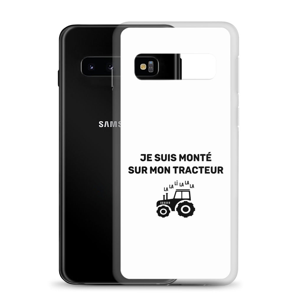 Coque Samsung Je suis monté sur mon tracteur - Sedurro