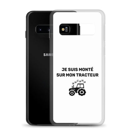 Coque Samsung Je suis monté sur mon tracteur - Sedurro