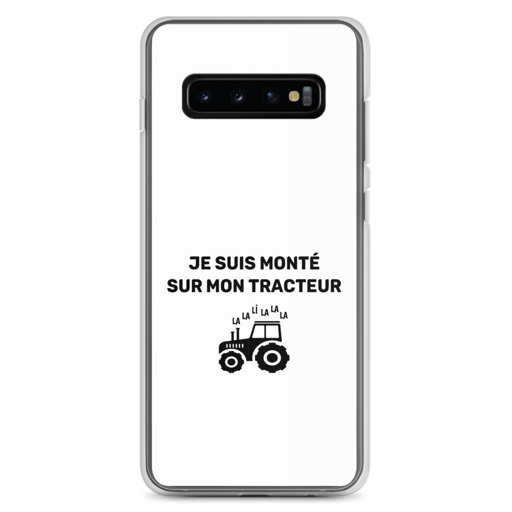 Coque Samsung Je suis monté sur mon tracteur - Sedurro