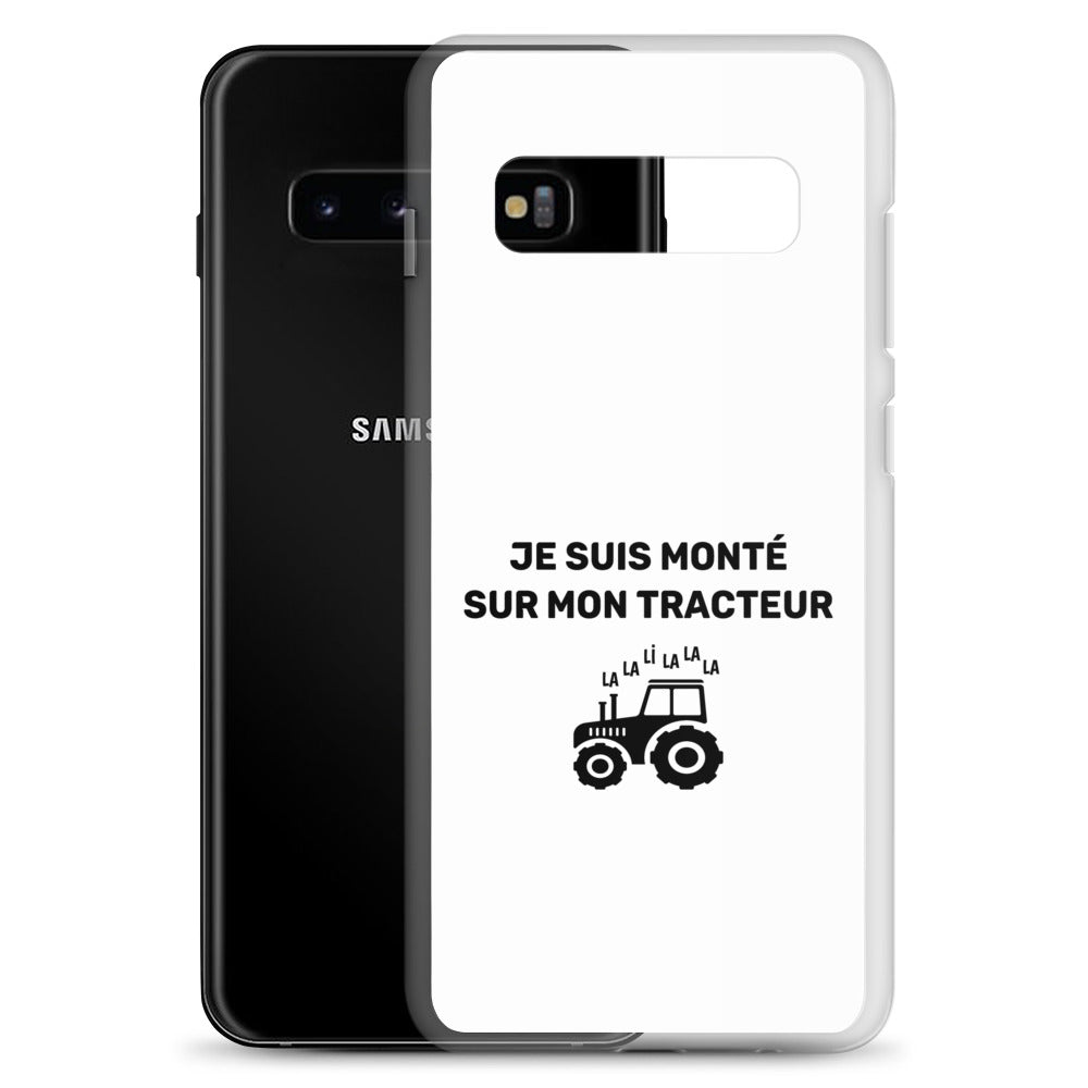 Coque Samsung Je suis monté sur mon tracteur - Sedurro