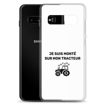 Coque Samsung Je suis monté sur mon tracteur - Sedurro