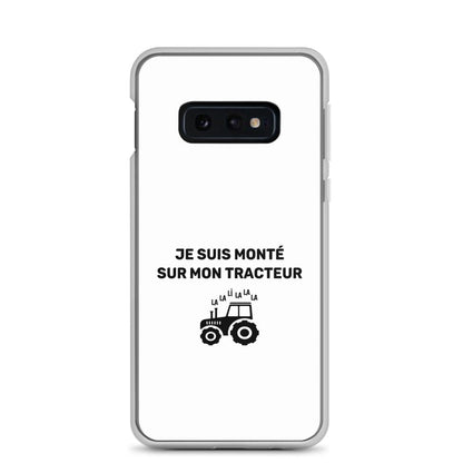 Coque Samsung Je suis monté sur mon tracteur - Sedurro