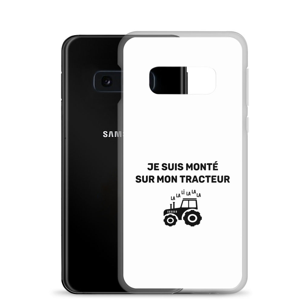 Coque Samsung Je suis monté sur mon tracteur - Sedurro