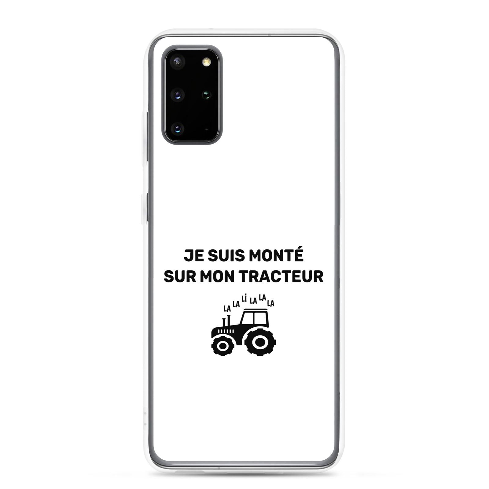 Coque Samsung Je suis monté sur mon tracteur - Sedurro