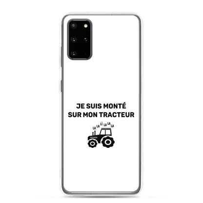 Coque Samsung Je suis monté sur mon tracteur - Sedurro