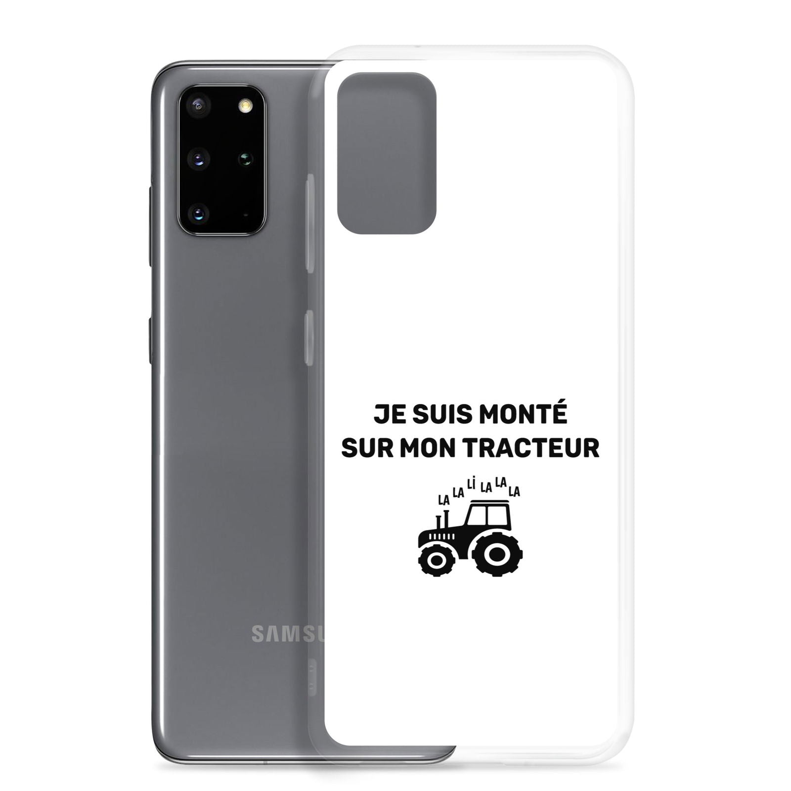 Coque Samsung Je suis monté sur mon tracteur - Sedurro