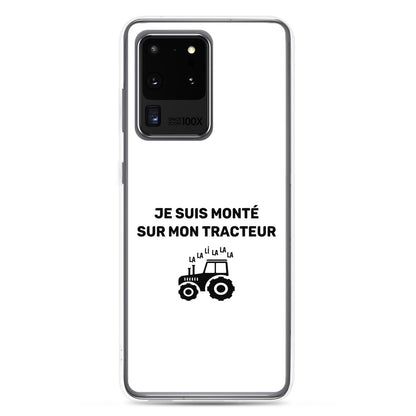 Coque Samsung Je suis monté sur mon tracteur - Sedurro