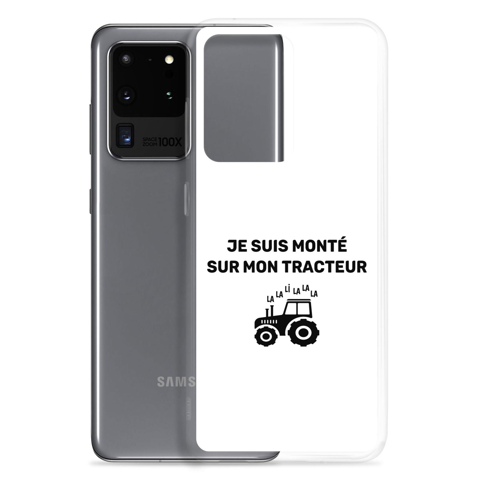 Coque Samsung Je suis monté sur mon tracteur - Sedurro
