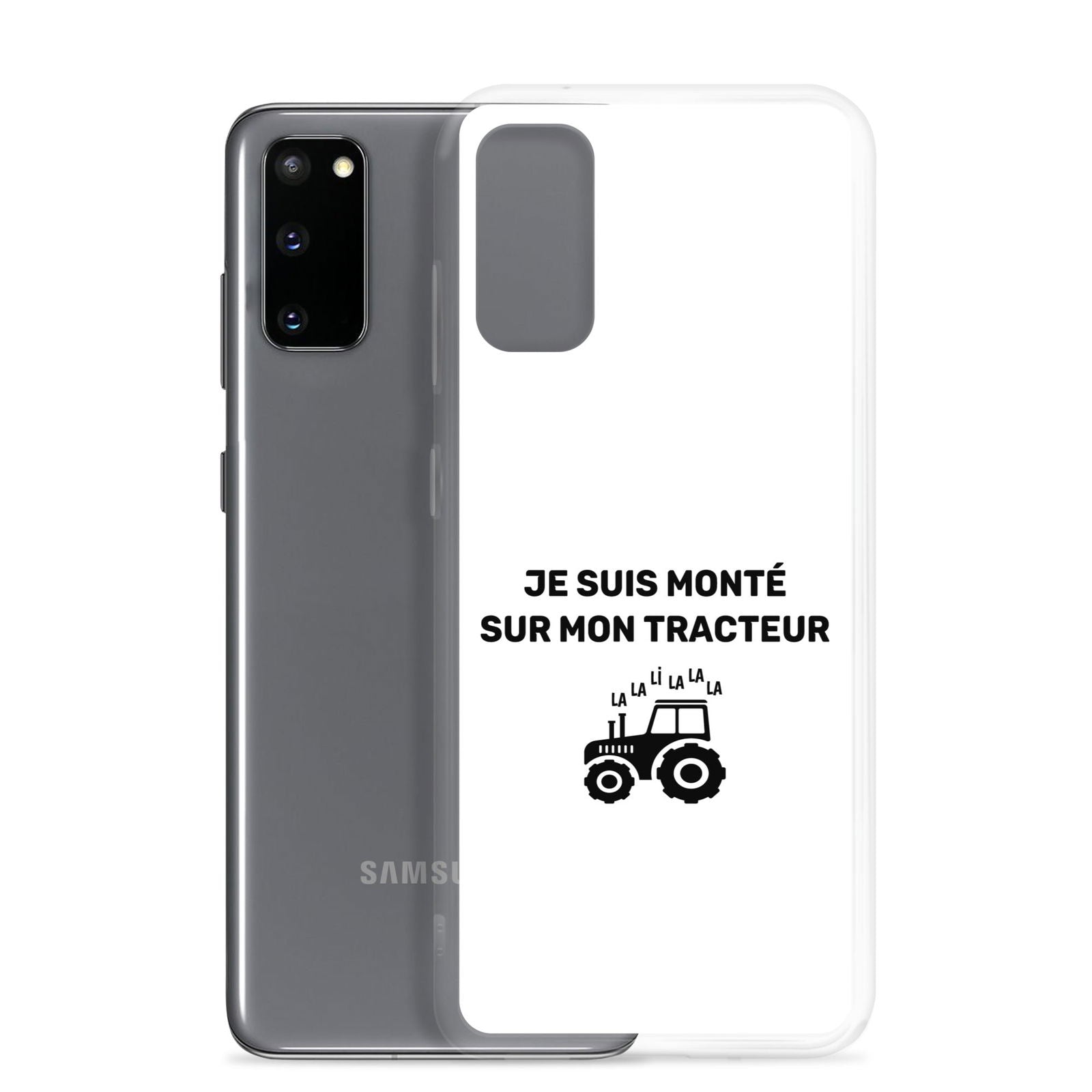 Coque Samsung Je suis monté sur mon tracteur - Sedurro