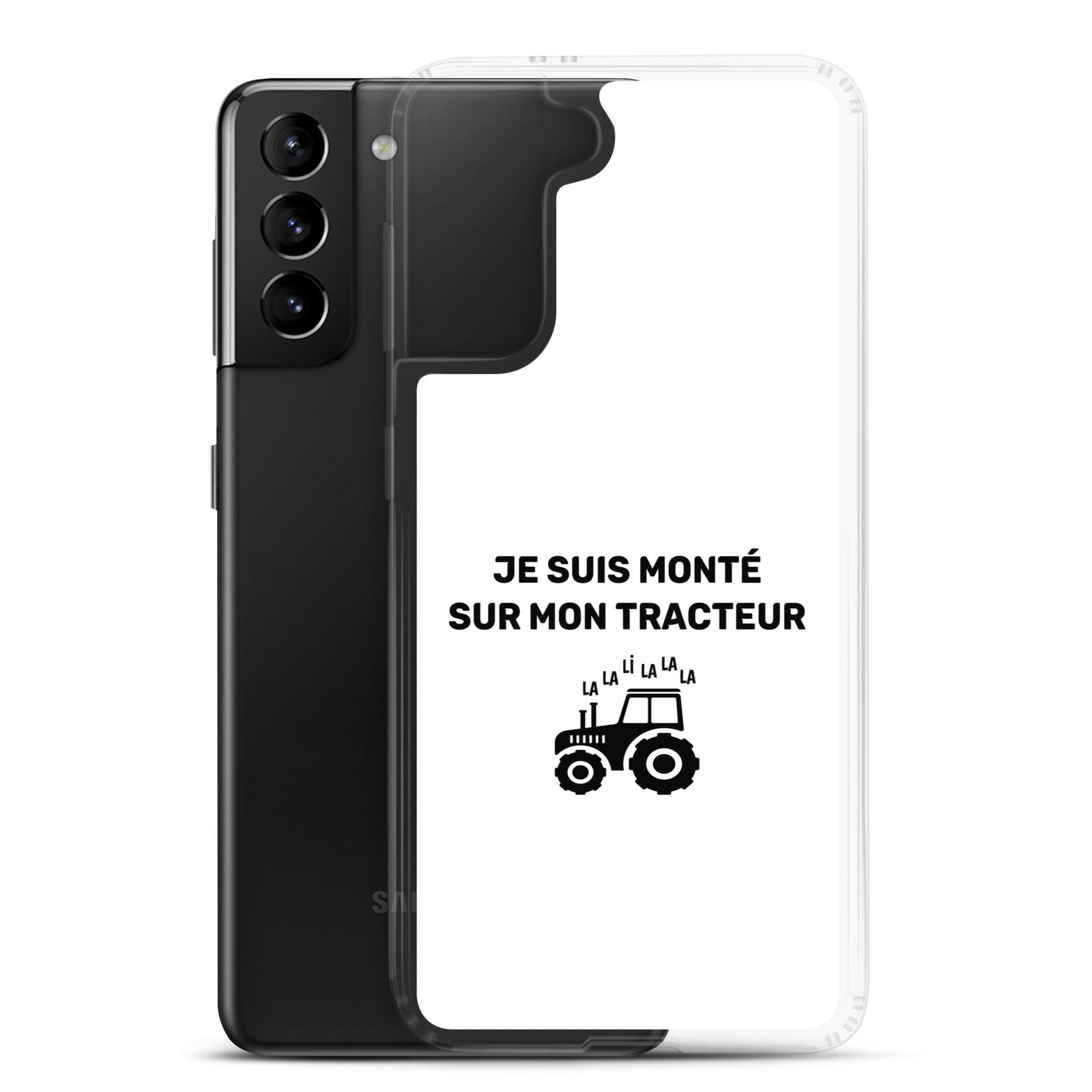 Coque Samsung Je suis monté sur mon tracteur - Sedurro