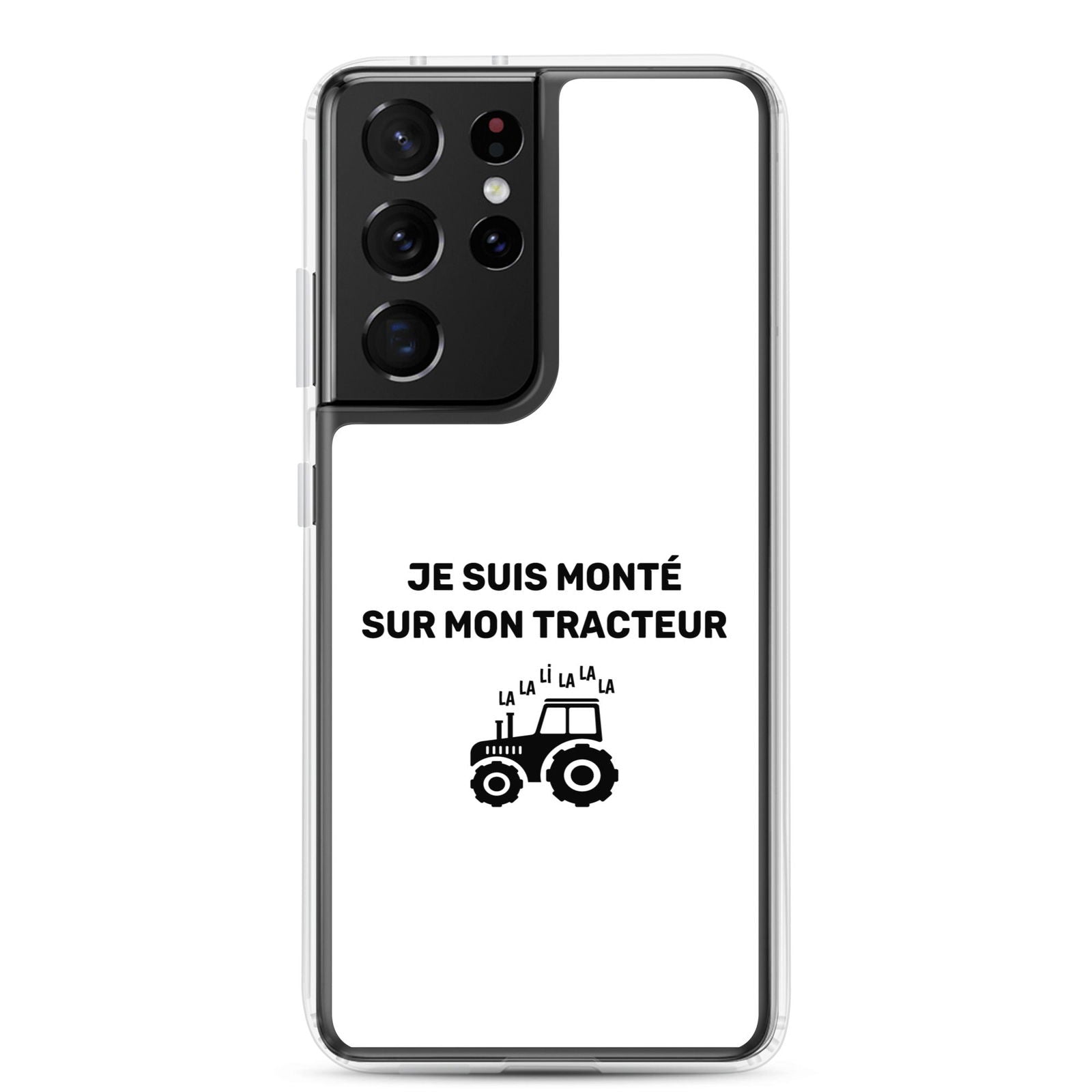Coque Samsung Je suis monté sur mon tracteur - Sedurro
