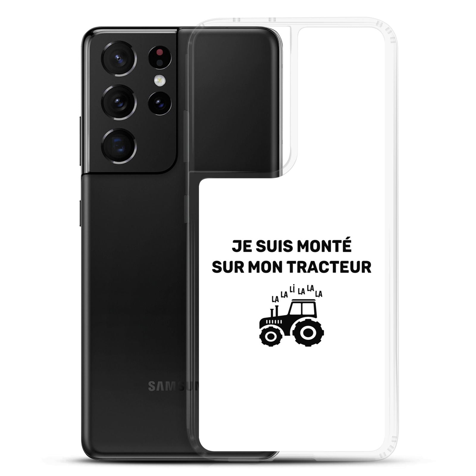 Coque Samsung Je suis monté sur mon tracteur - Sedurro