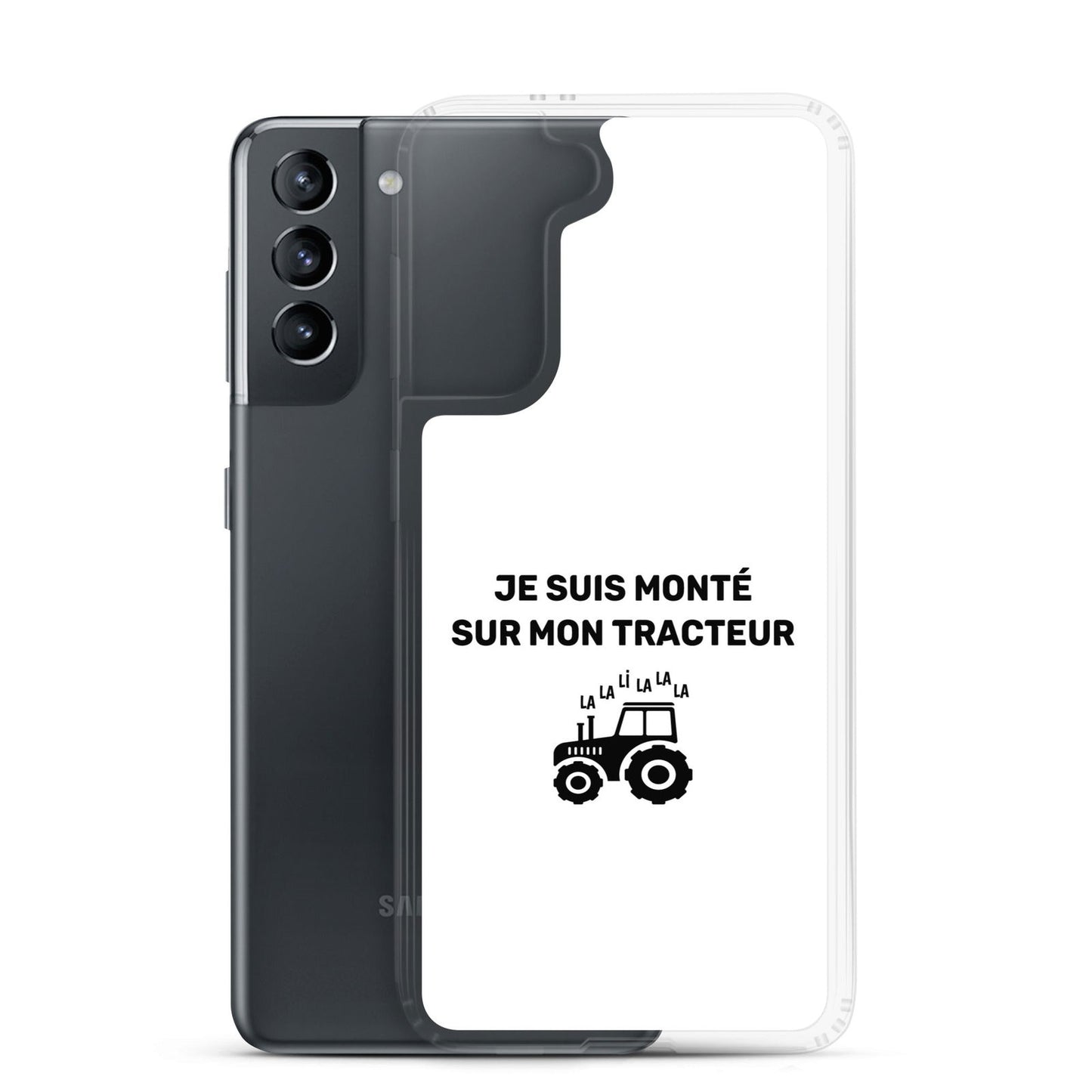 Coque Samsung Je suis monté sur mon tracteur - Sedurro