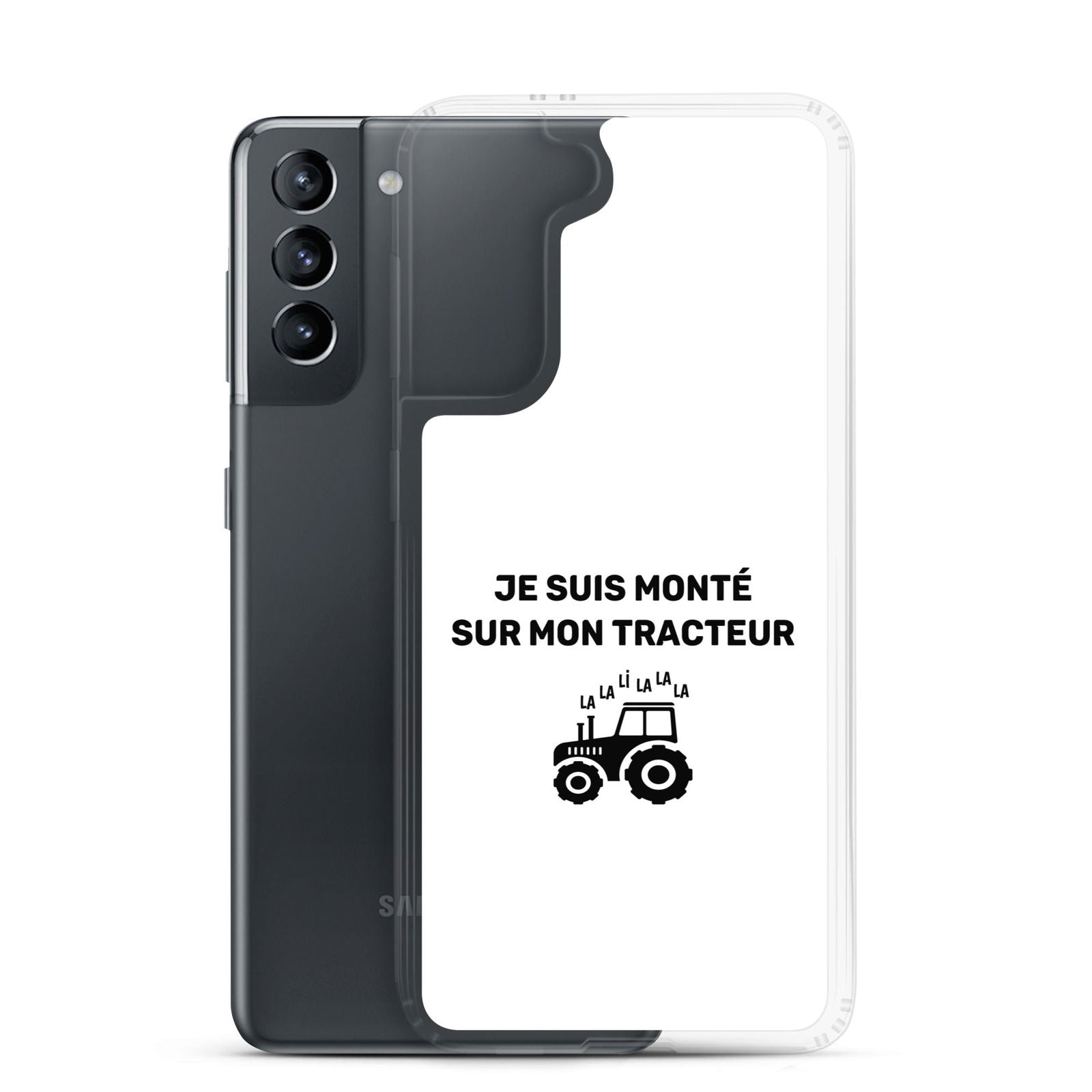 Coque Samsung Je suis monté sur mon tracteur - Sedurro