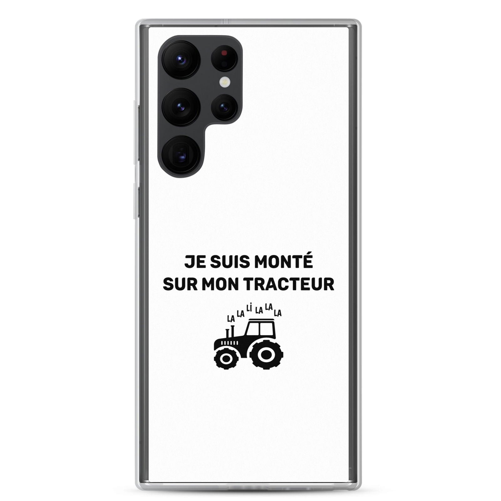 Coque Samsung Je suis monté sur mon tracteur - Sedurro