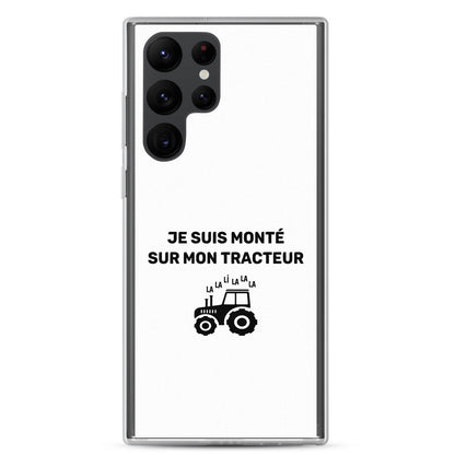 Coque Samsung Je suis monté sur mon tracteur - Sedurro