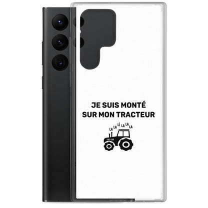 Coque Samsung Je suis monté sur mon tracteur - Sedurro