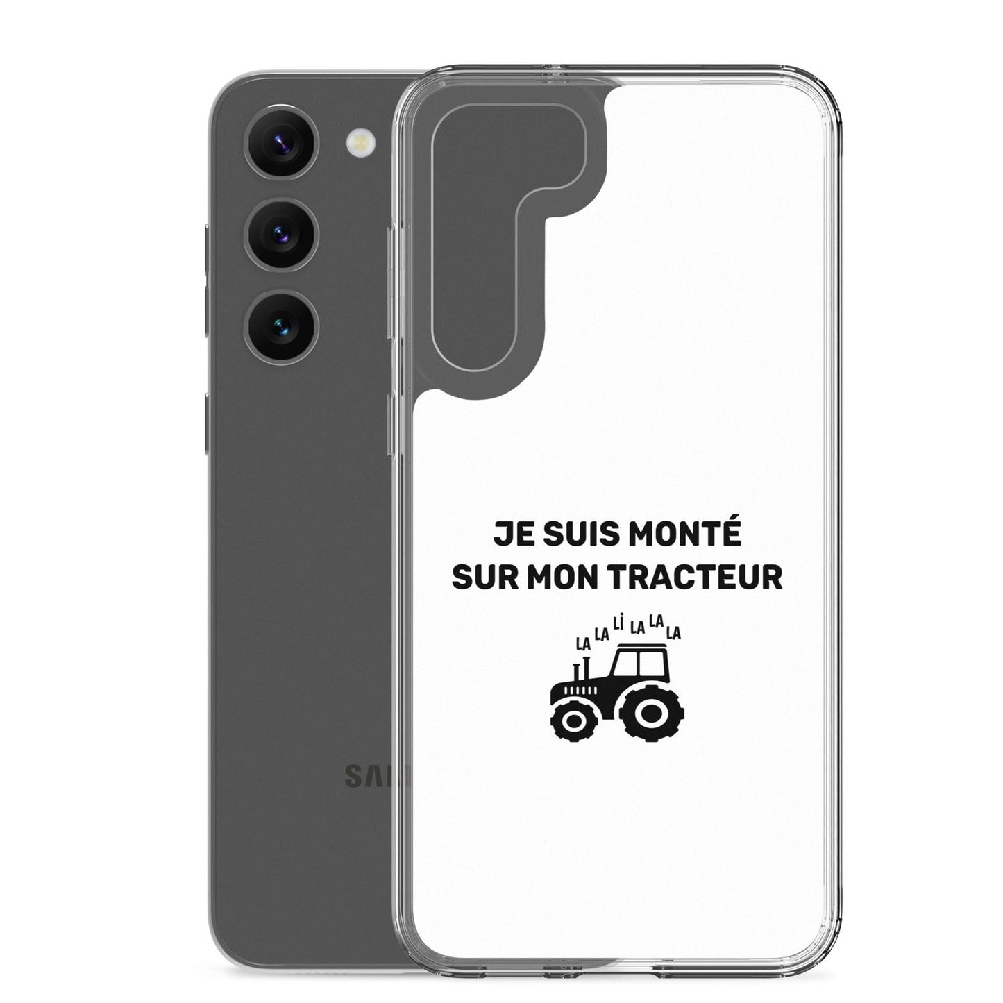Coque Samsung Je suis monté sur mon tracteur - Sedurro