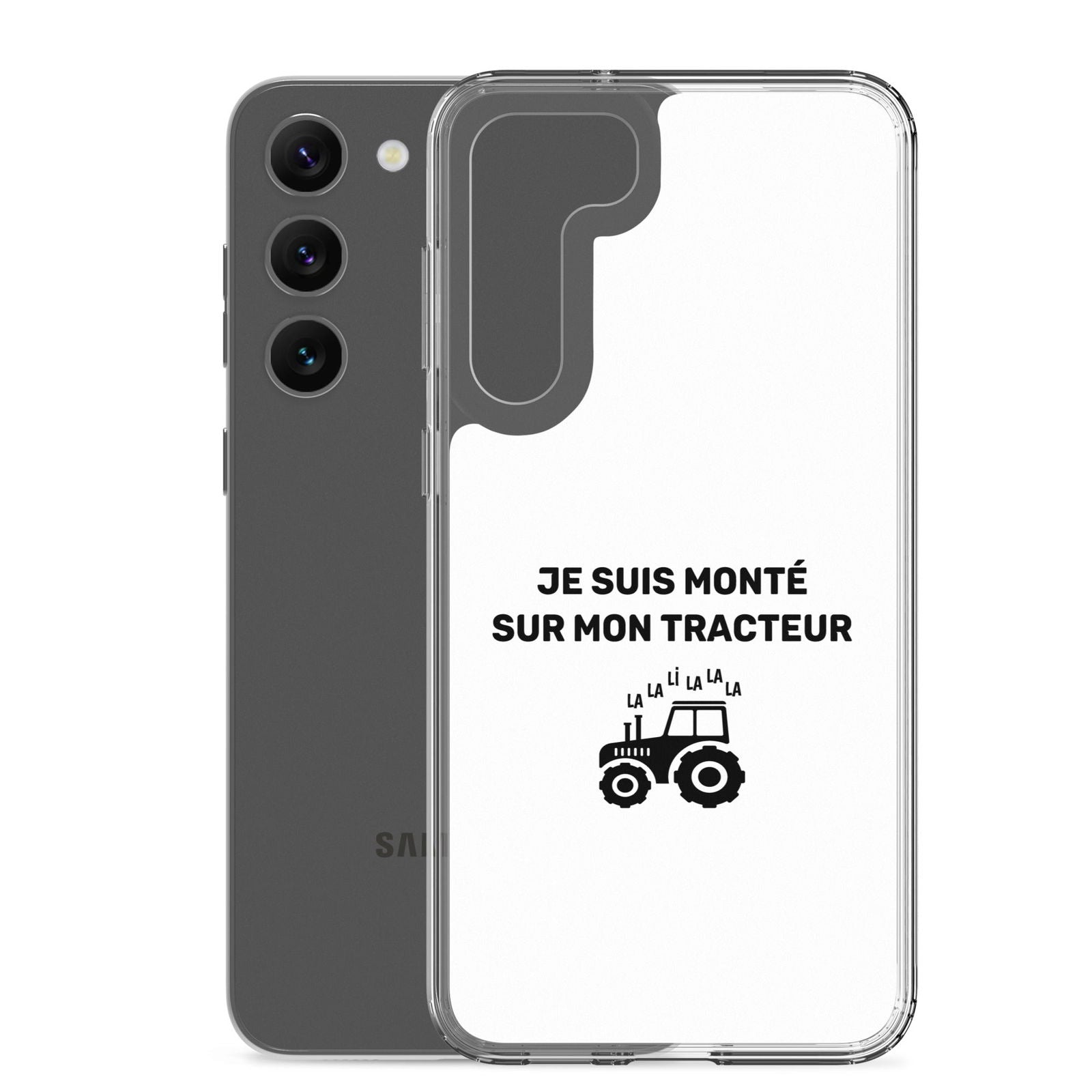 Coque Samsung Je suis monté sur mon tracteur - Sedurro