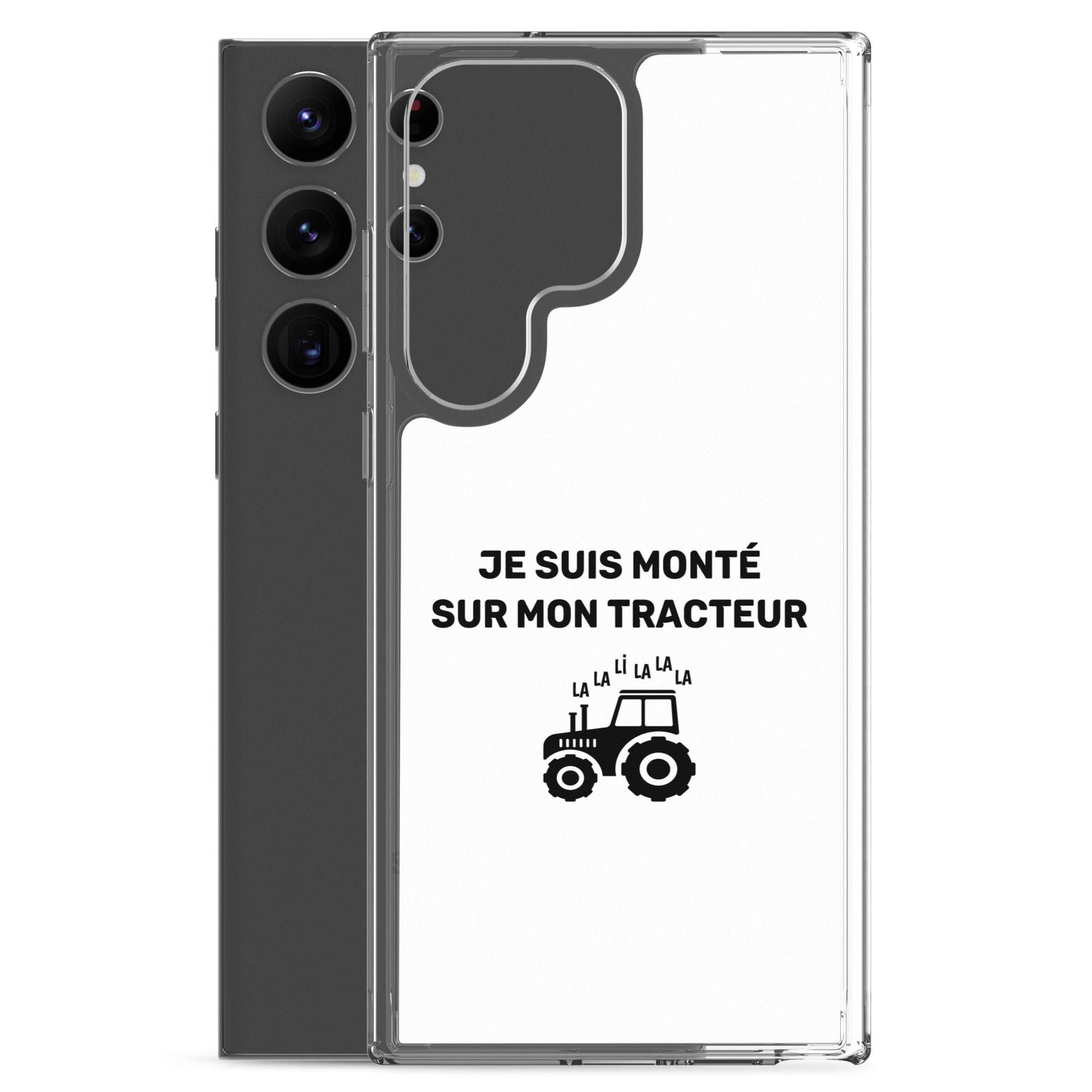 Coque Samsung Je suis monté sur mon tracteur - Sedurro
