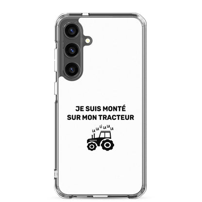 Coque Samsung Je suis monté sur mon tracteur - Sedurro