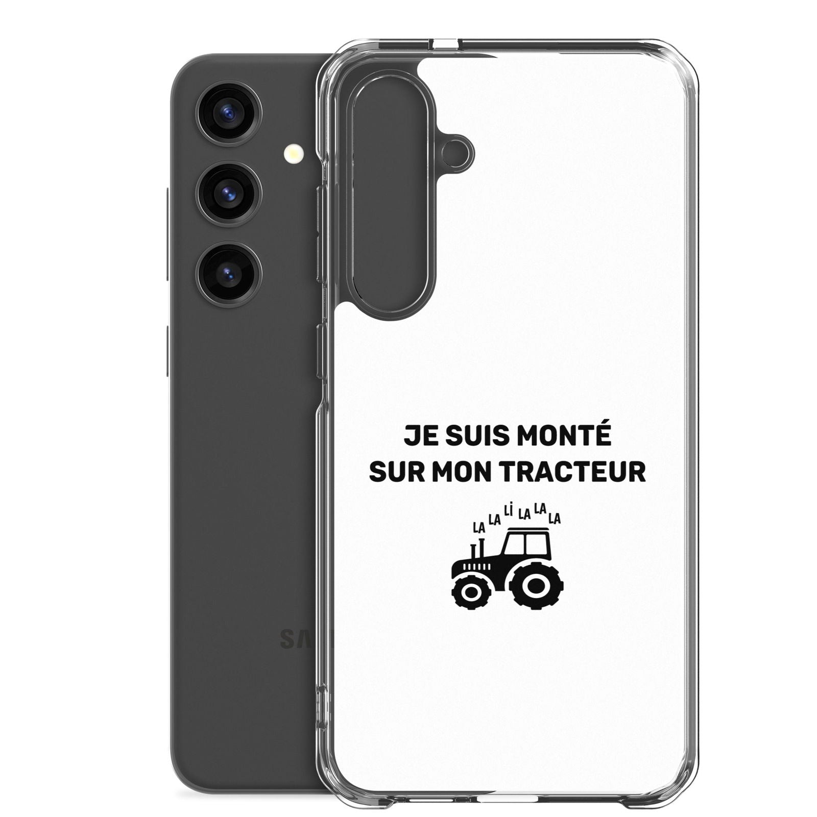 Coque Samsung Je suis monté sur mon tracteur - Sedurro