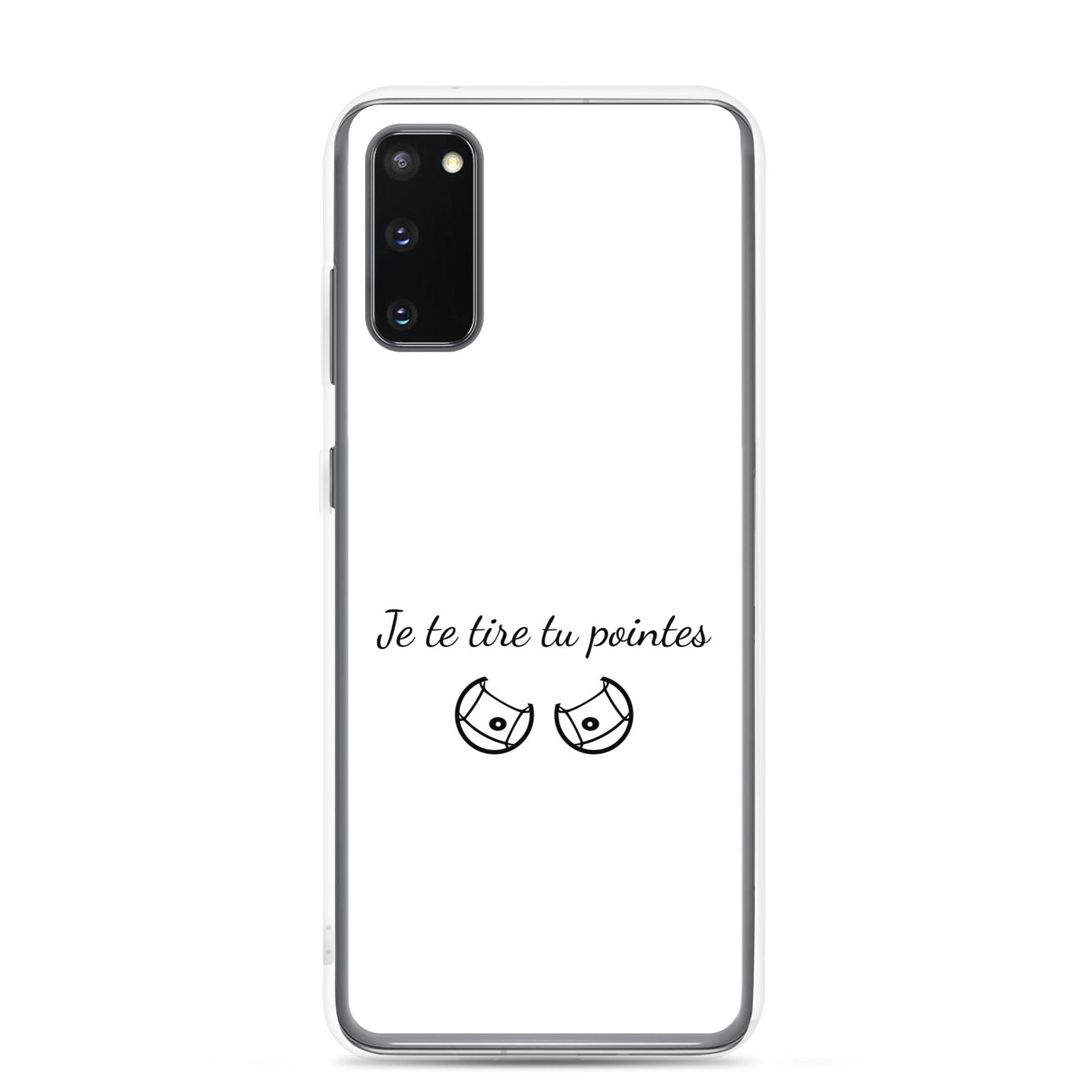 Coque Samsung Je te tire tu pointes Samsung Galaxy S20 - Sedurro