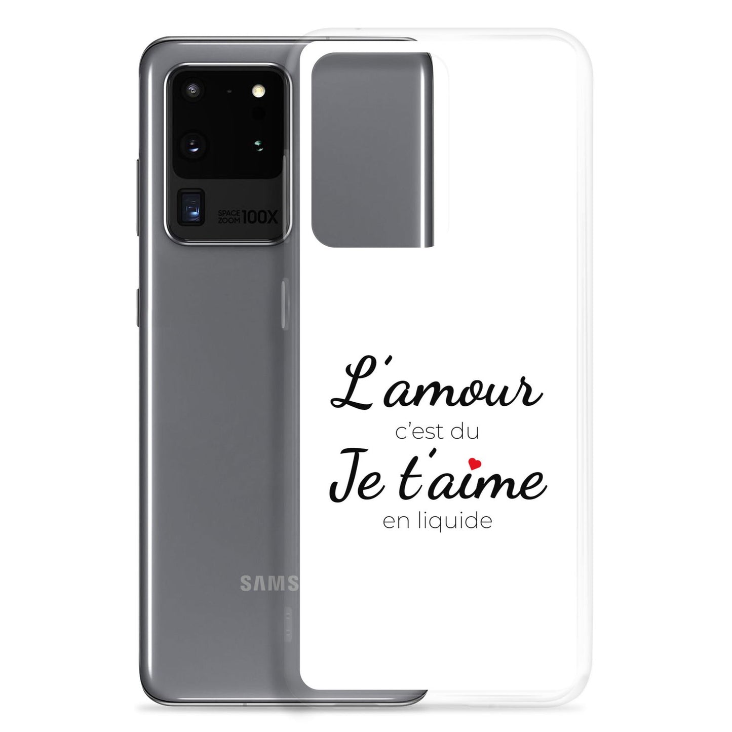 Coque Samsung L'amour c'est du je t'aime en liquide Samsung Galaxy S20 Ultra - Sedurro
