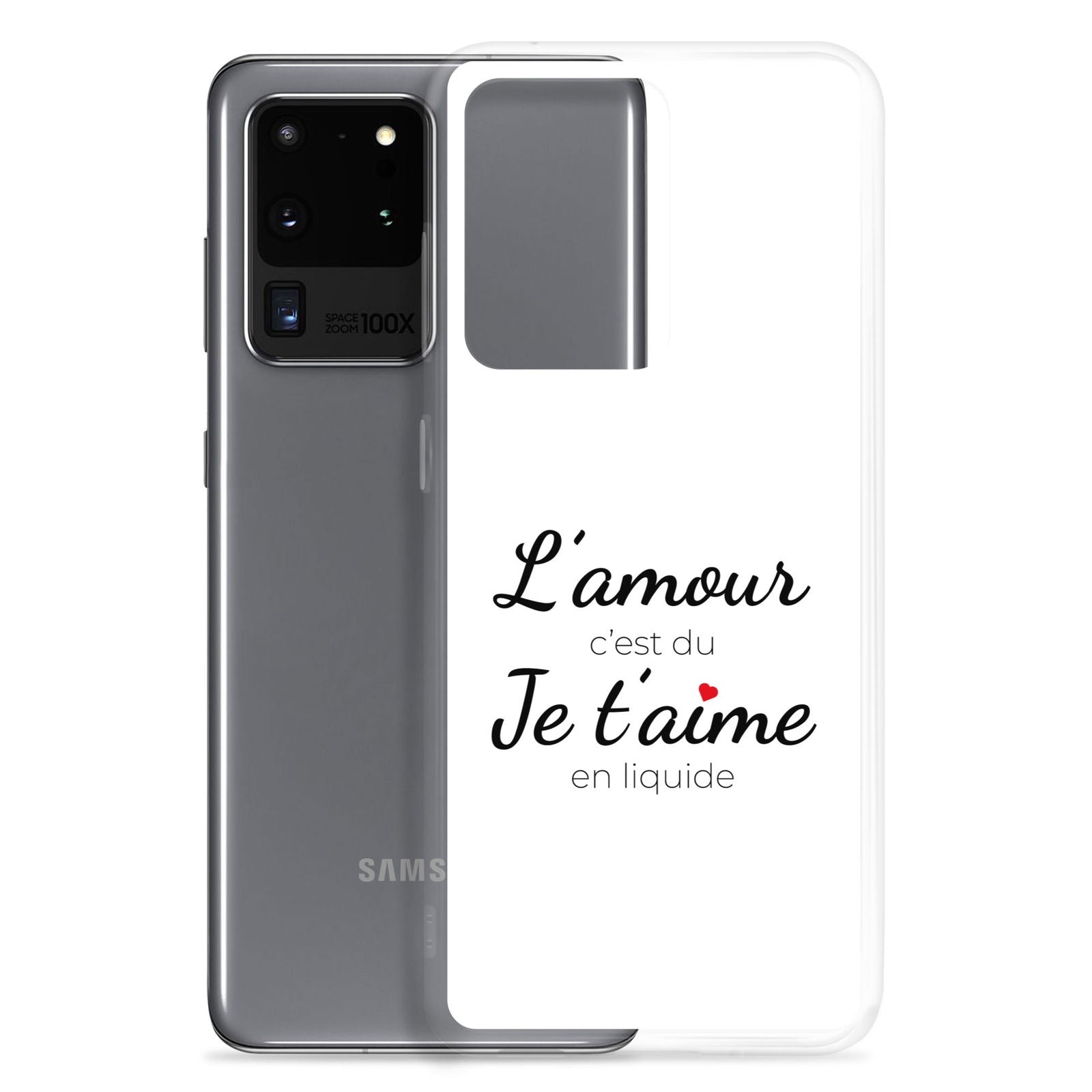 Coque Samsung L'amour c'est du je t'aime en liquide Samsung Galaxy S20 Ultra - Sedurro