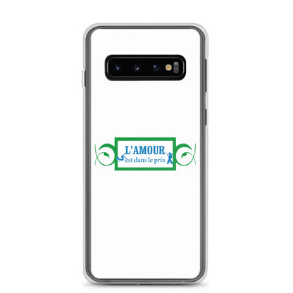Coque Samsung L'amour est dans le prix Samsung Galaxy S10 - Sedurro
