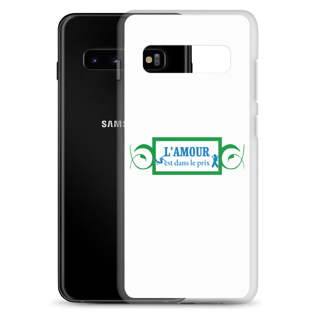 Coque Samsung L'amour est dans le prix - Sedurro