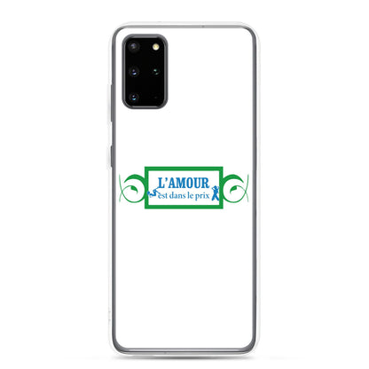 Coque Samsung L'amour est dans le prix Samsung Galaxy S20 Plus - Sedurro