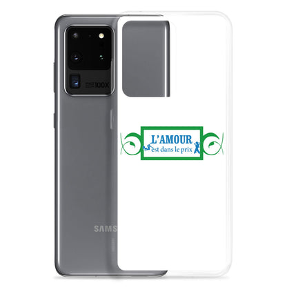 Coque Samsung L'amour est dans le prix - Sedurro