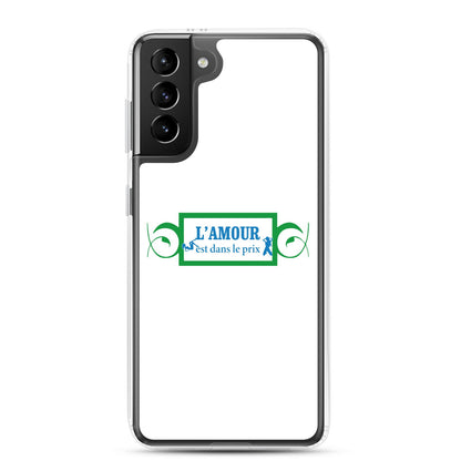 Coque Samsung L'amour est dans le prix Samsung Galaxy S21 Plus - Sedurro