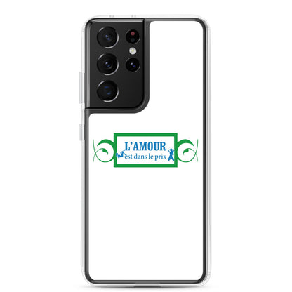Coque Samsung L'amour est dans le prix Samsung Galaxy S21 Ultra - Sedurro