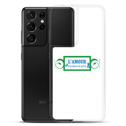 Coque Samsung L'amour est dans le prix - Sedurro