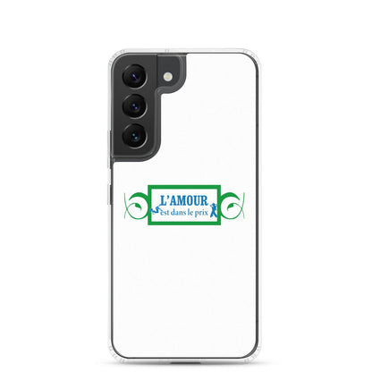 Coque Samsung L'amour est dans le prix Samsung Galaxy S22 - Sedurro