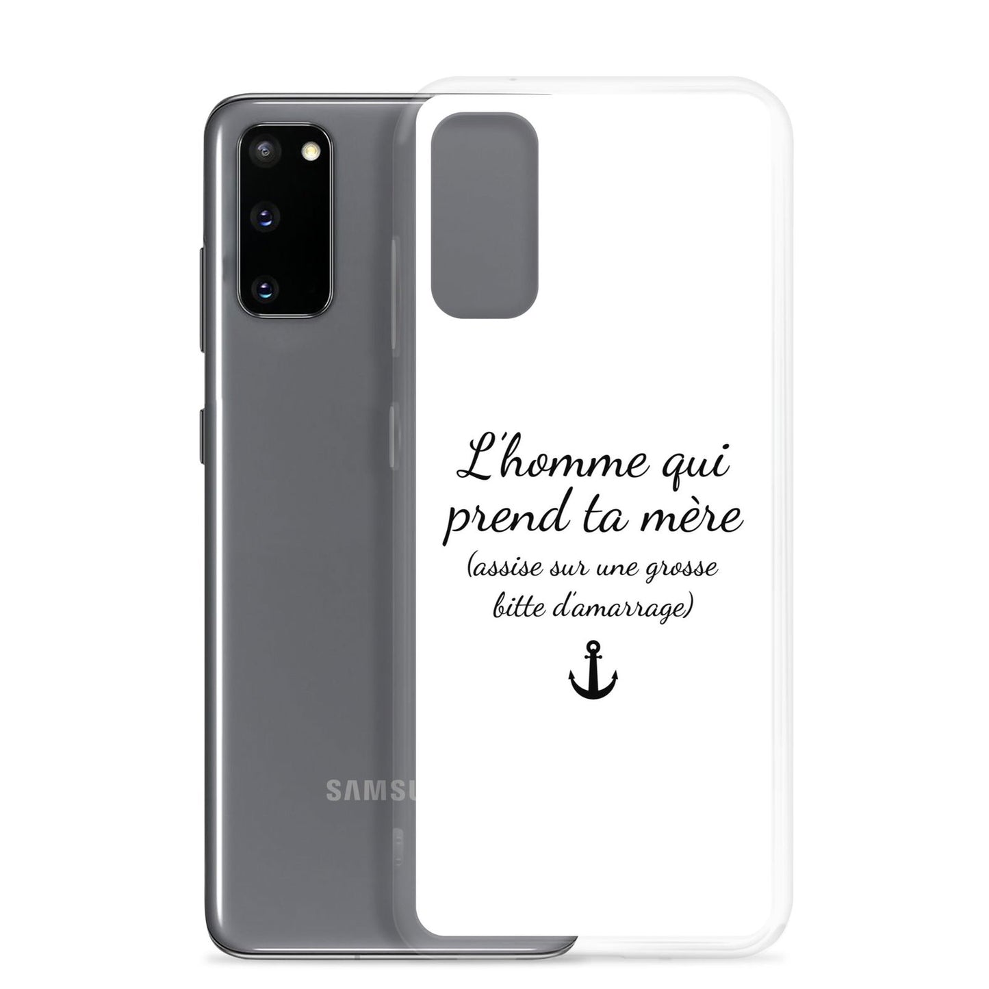 Coque Samsung L'homme qui prend ta mère assise sur une grosse bitte d'amarrage - Sedurro