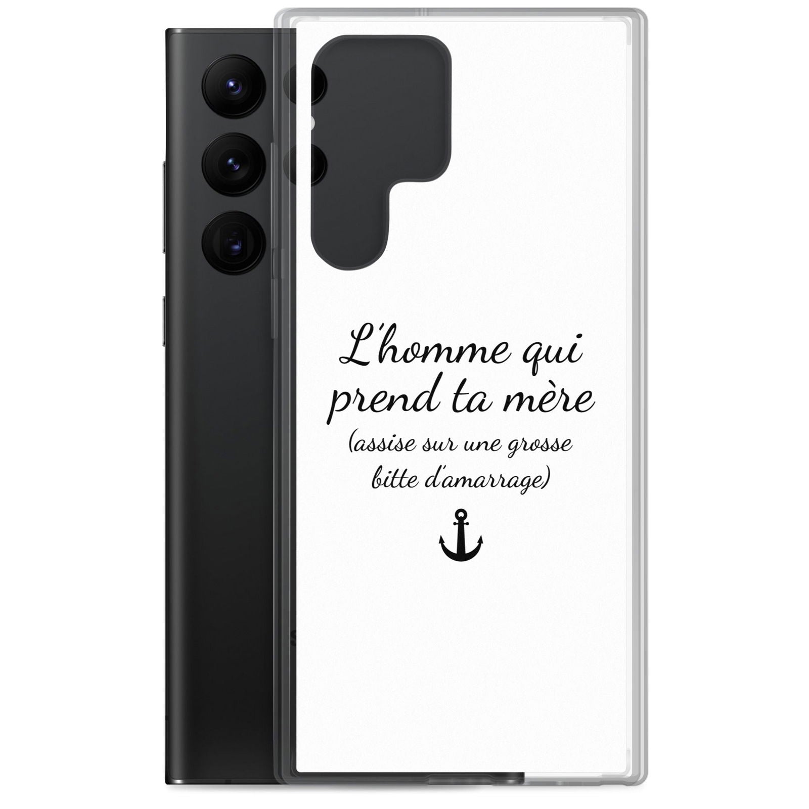 Coque Samsung L'homme qui prend ta mère assise sur une grosse bitte d'amarrage - Sedurro